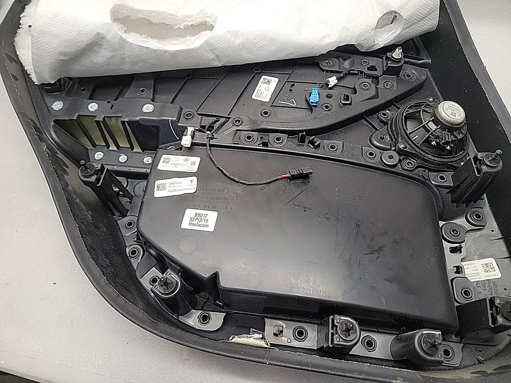 17-20 Tesla Model 3 Rear right passenger interior door panel 107718447C OEM