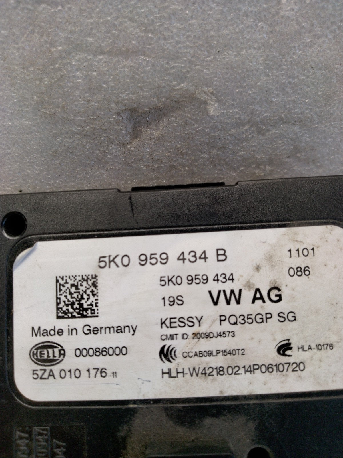 OEM 2011-2018 VW Beetle Jetta Keyless Entry Control Module 5K0959434-B