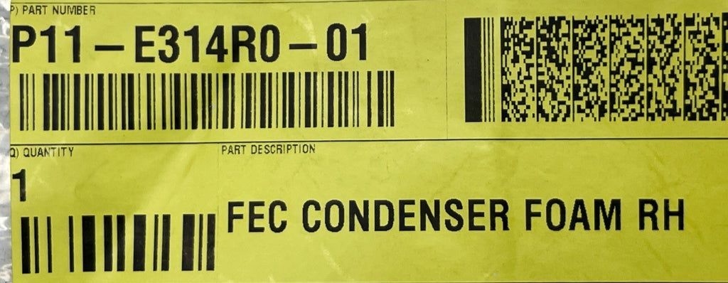 Lucid Air Front End Cooling Condenser Foam Seal Strip Right Side NEW! OEM