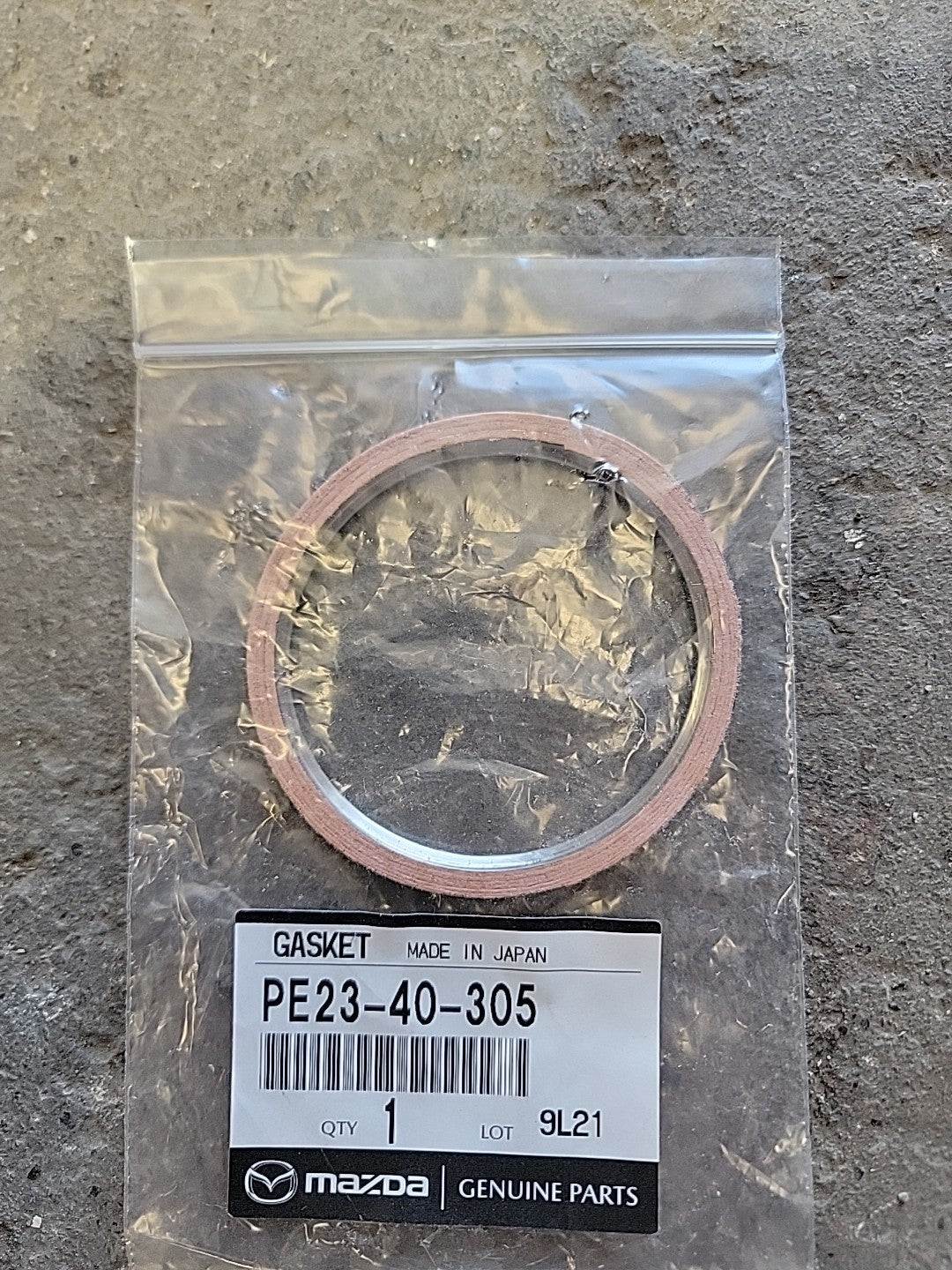 2006-2024 MAZDA 3/CX-5/30/90 RR LWR CONVERTER & PIPE GASKET NEW OEM PE23-40-305