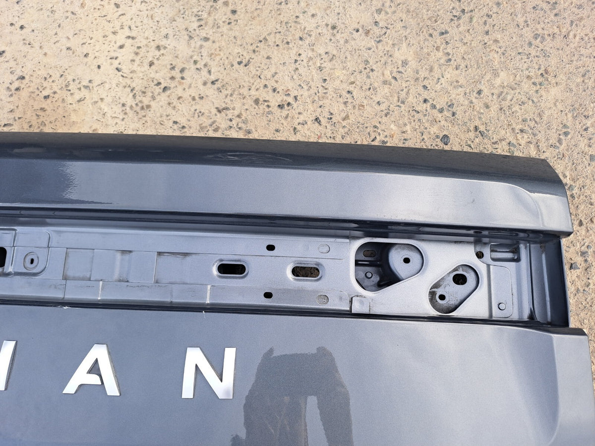 2021-2024 RIVIAN R1T REAR BACK DOOR TAILGATE TRUNK LID SHELL OEM Gray