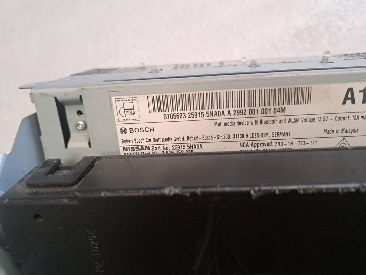 2020 Infiniti QX80 Radio CD Navigation System 25915-5NA0A OEM -'