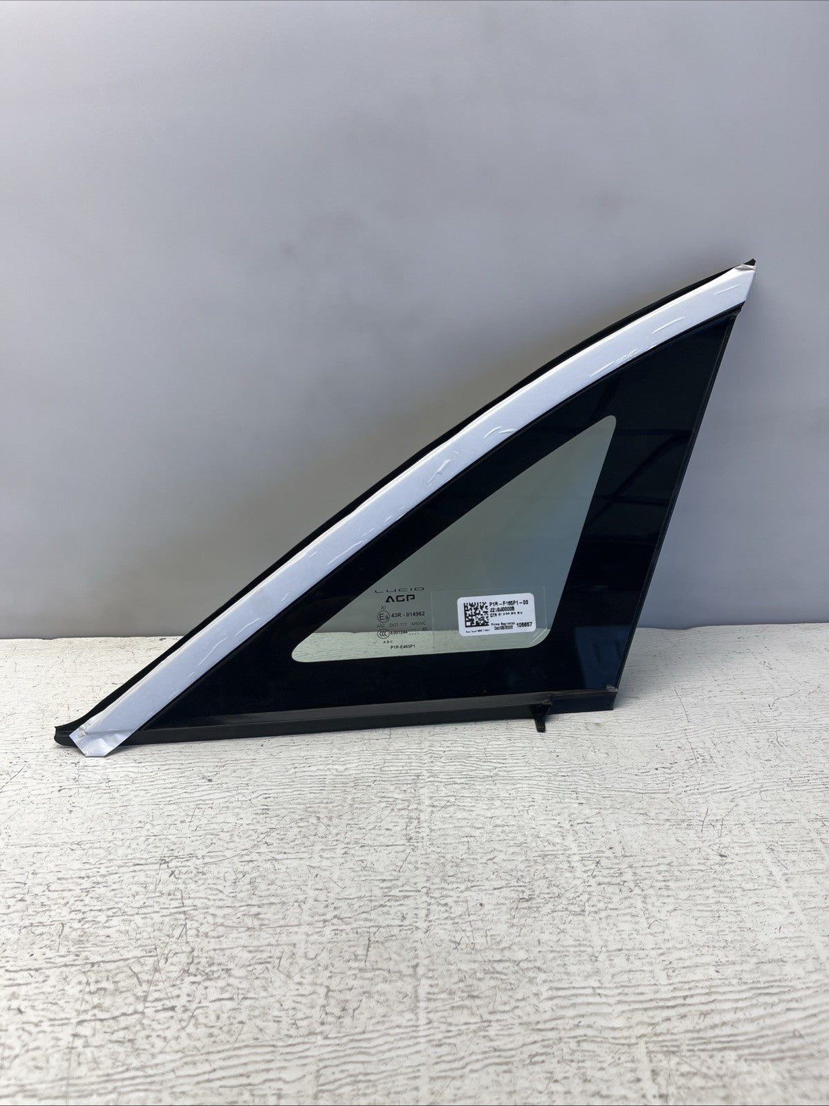 Lucid Air Rear Right Quarter Glass P1R-E465P1-03 NEW! OEM