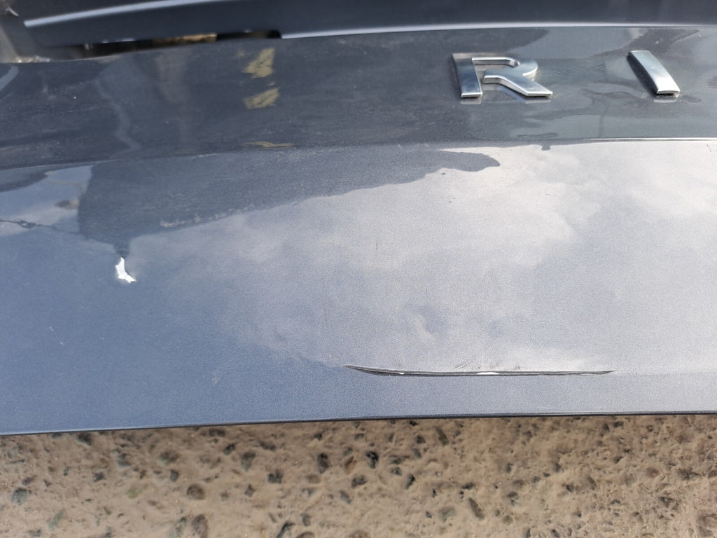 2021-2024 RIVIAN R1T REAR BACK DOOR TAILGATE TRUNK LID SHELL OEM Gray