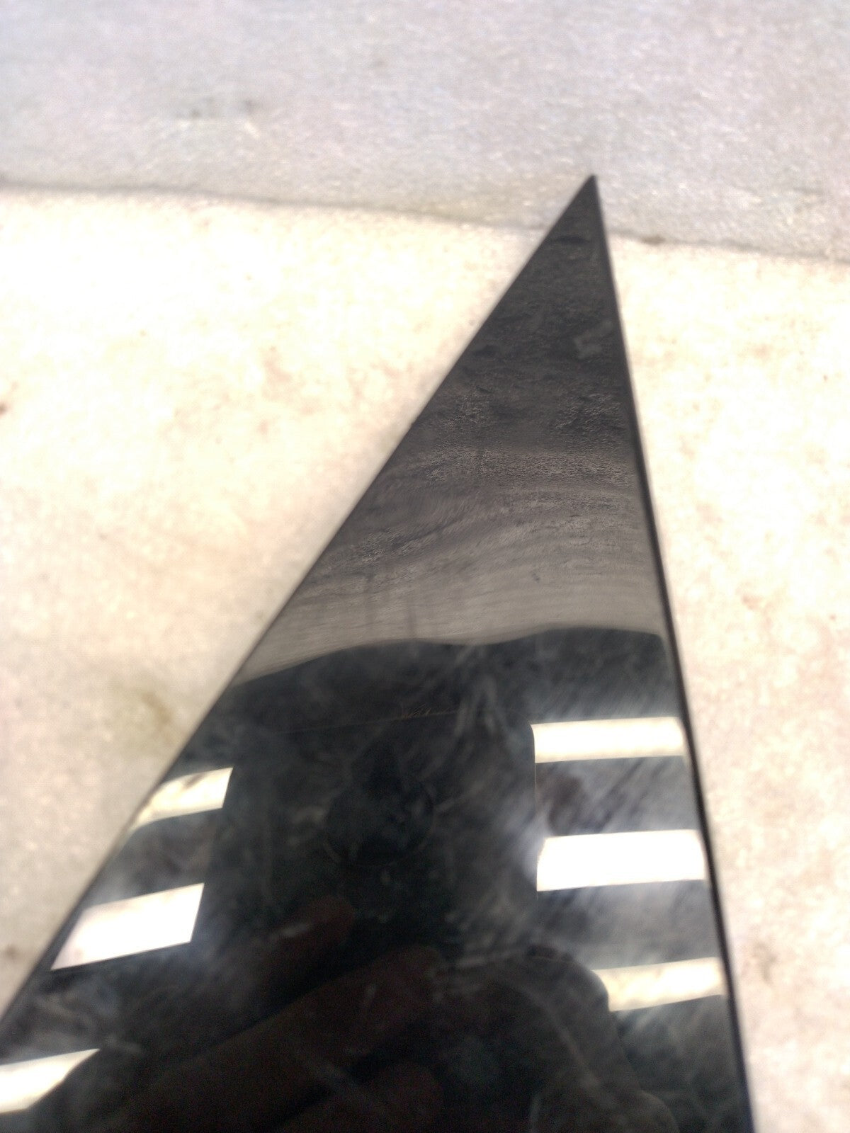 Tesla Model 3 Left Rearview Mirror Triangle Trim Genuine 2287.3013 OEM