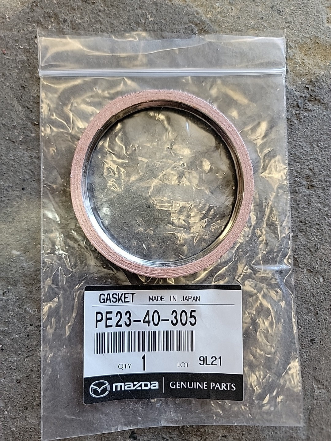 2006-2024 MAZDA 3/CX-5/30/90 RR LWR CONVERTER & PIPE GASKET NEW OEM PE23-40-305