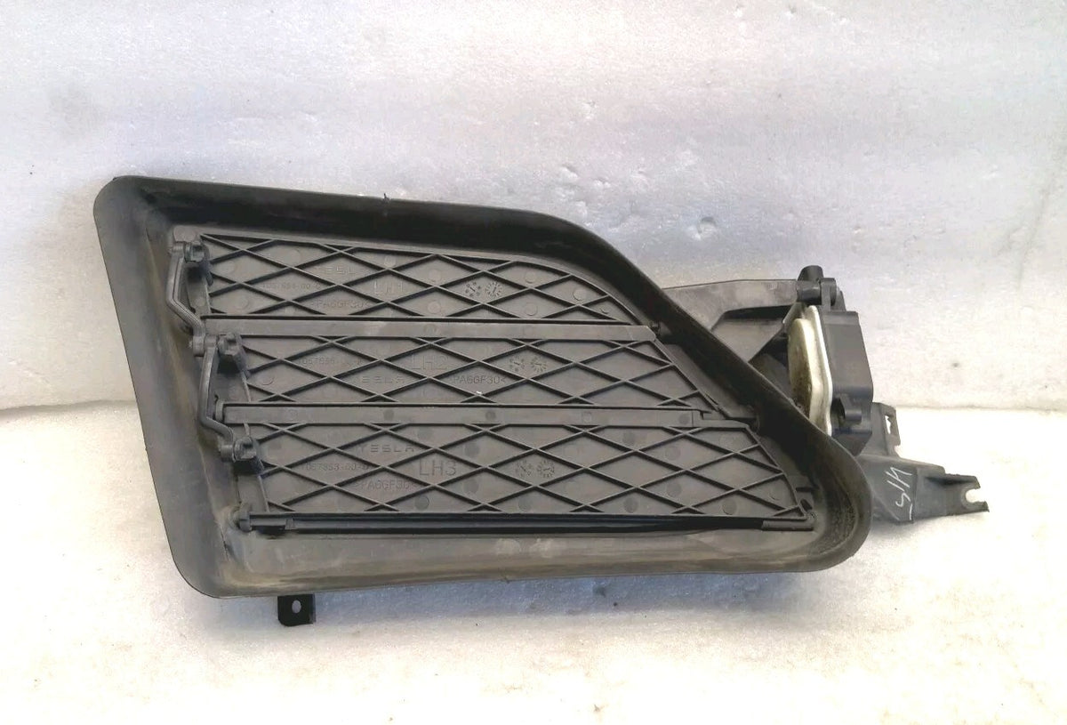 16-20 Tesla Model S Front Driver Left Side Bumper Air Shutter Active Louver OEM